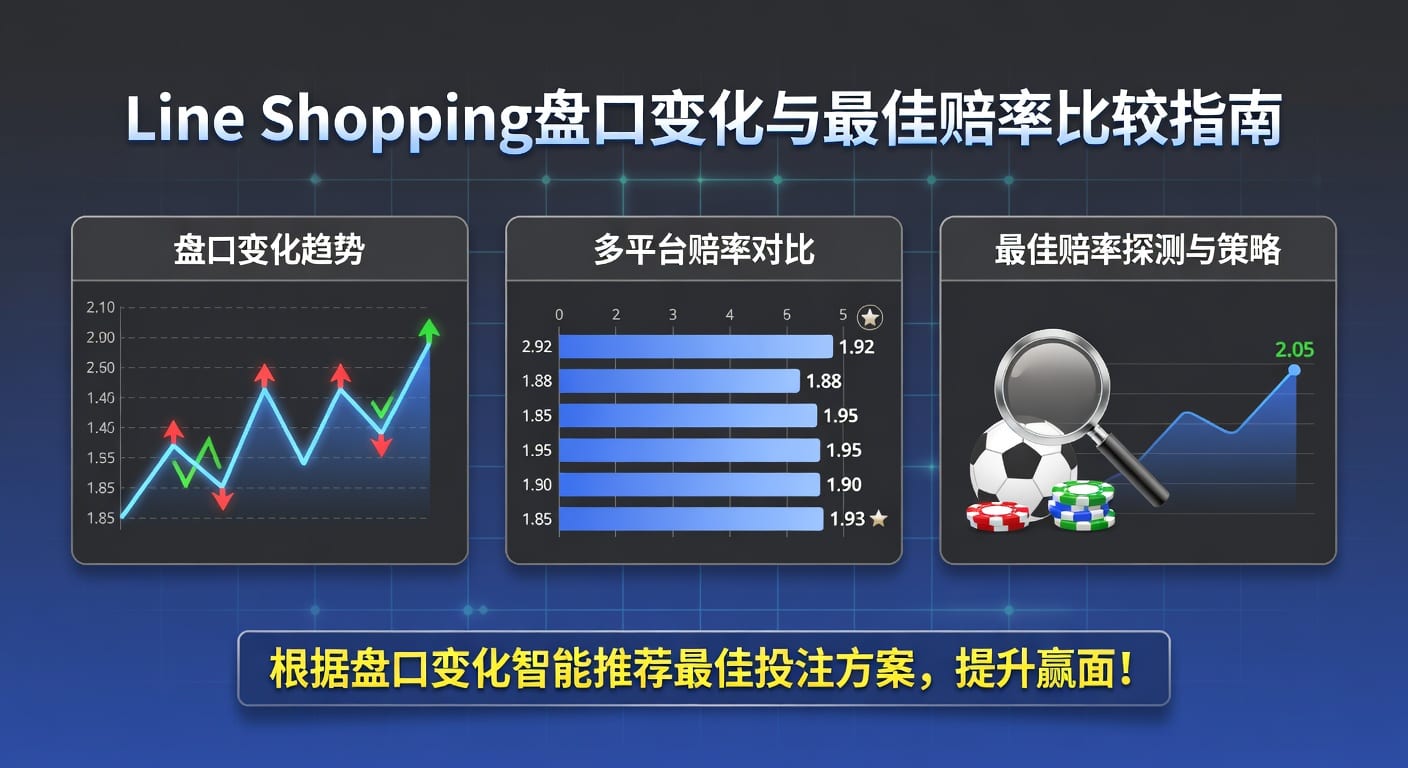 line shopping 盘口变化：最佳赔率比较实战解析