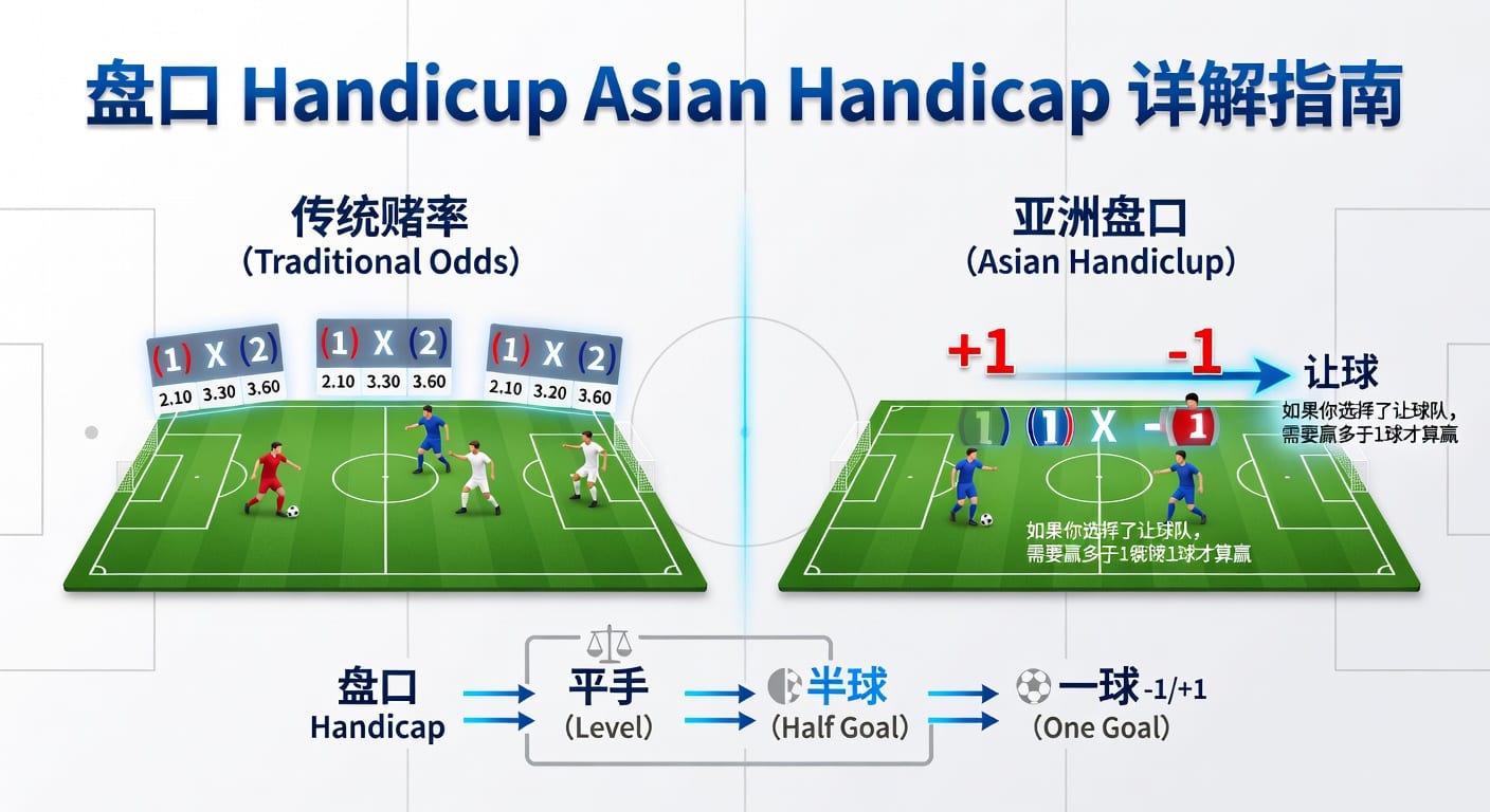 亚洲盘 Asian Handicap 实战解读与投注技巧