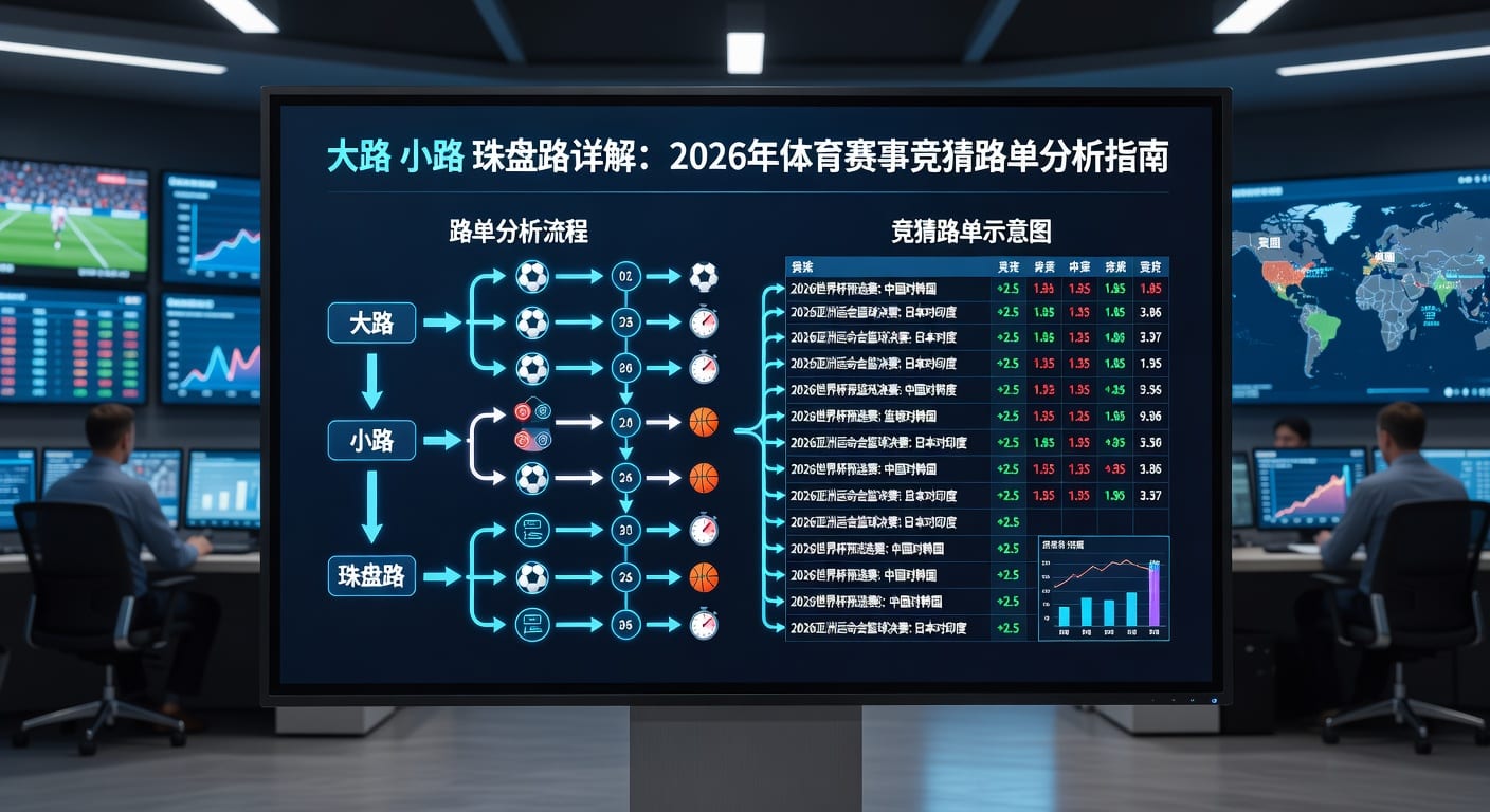 大路 小路 珠盘路解析：盘口节奏与投注技巧