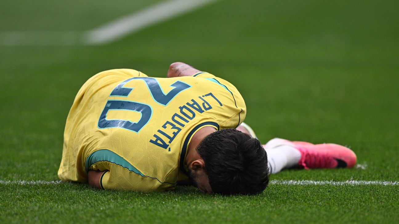 帕奎塔左腿后侧受伤 巴西盼他赶上2026世界杯